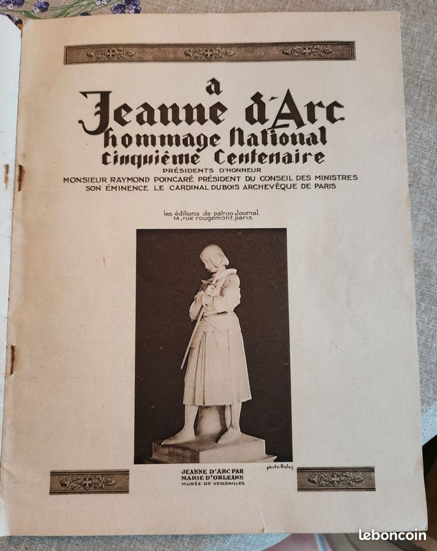 JEANNE D'ARC Hommage national 5eme centenaire (image 2)