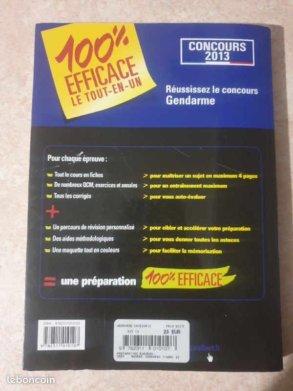 Livre pour Concours gendarme (image 3)