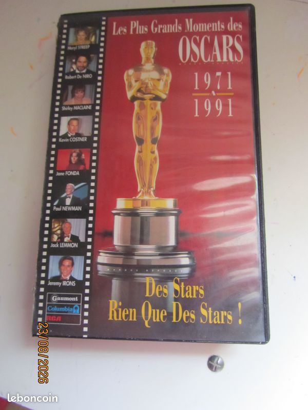 MFPAP cassette vidéo COLLECTOR oscars 1971 1991 (image 1)