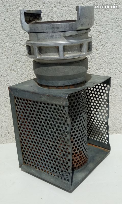 Crépine en alu de diamètre 110 pour aspiraux pompier (image 1)