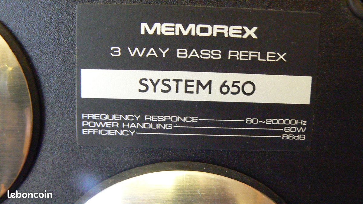 Enceintes Bose 301b JBL, Memorex et Sony (image 8)