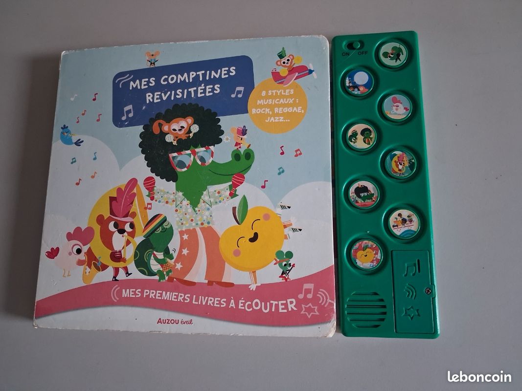 Livre sonore " Mes comptines revisitées " - Auzou Eveil - dès 1 an (image 1)