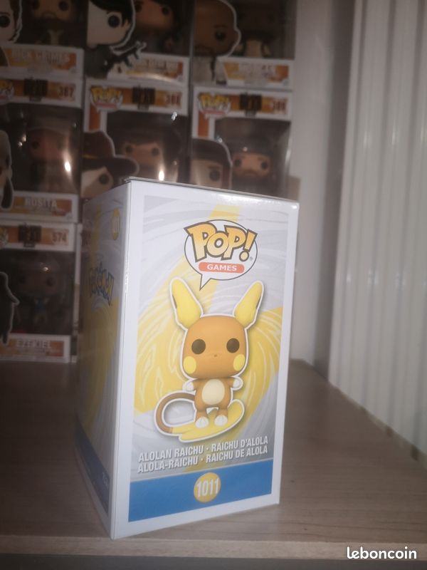 Figurine Funko Pop! Jeux : Pokémon - Raichu D'Alola 12,6 Cm - Vinyle De Collection