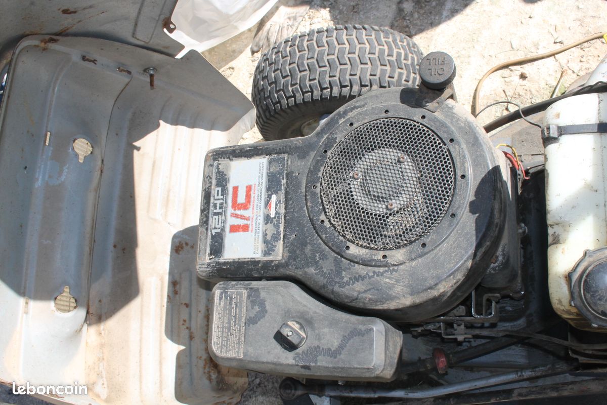 Tracteur tondeuse 13/38 et 12/91 pour pièces moteur briggs et stratton (image 4)