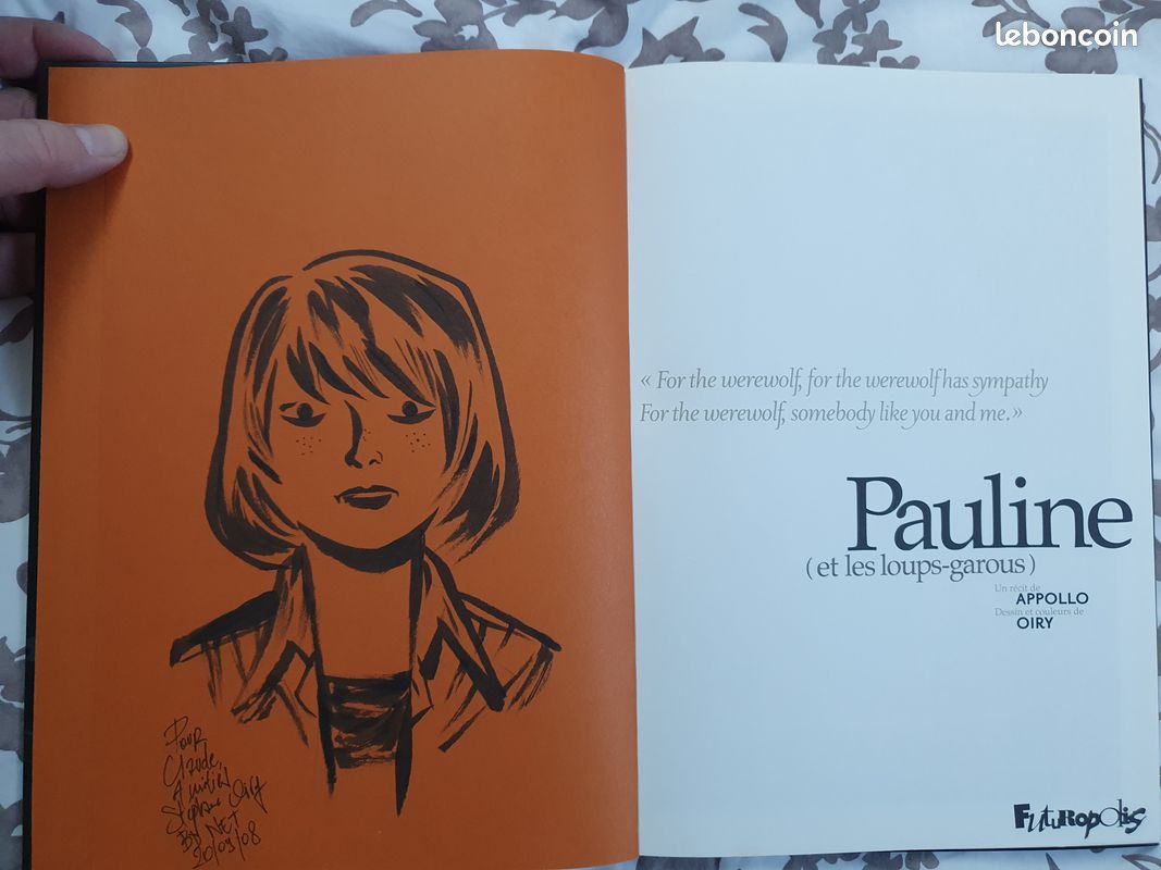 Pauline (et les loups-garous) EO dédicacée par Oiry Stéphane (image 1)