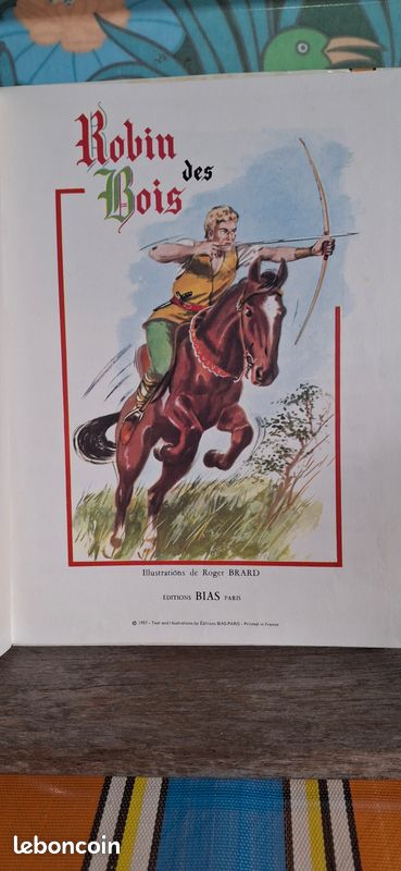 Livre ancien enfants: Robin des bois 1957 (image 3)