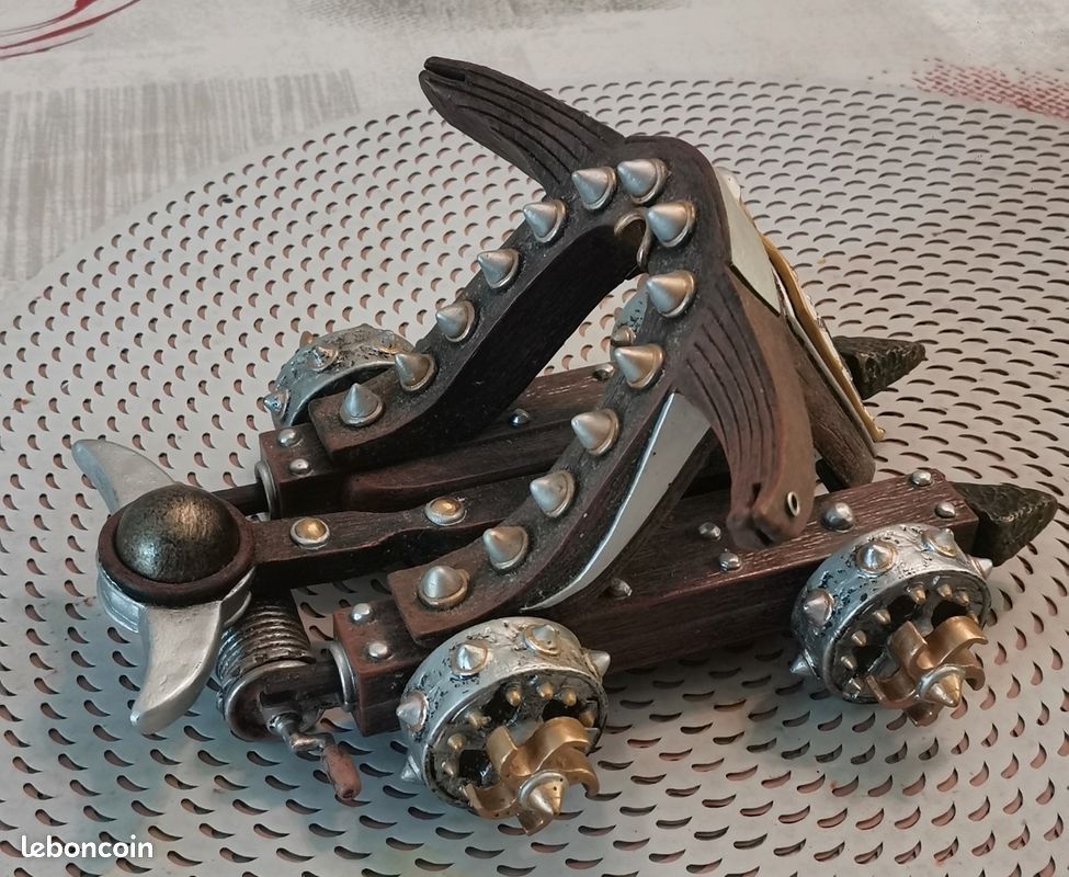 EMPREINTE POUCE MILBRO VINTAGE CATAPULTE TIRET FRONDE années 50 Pat