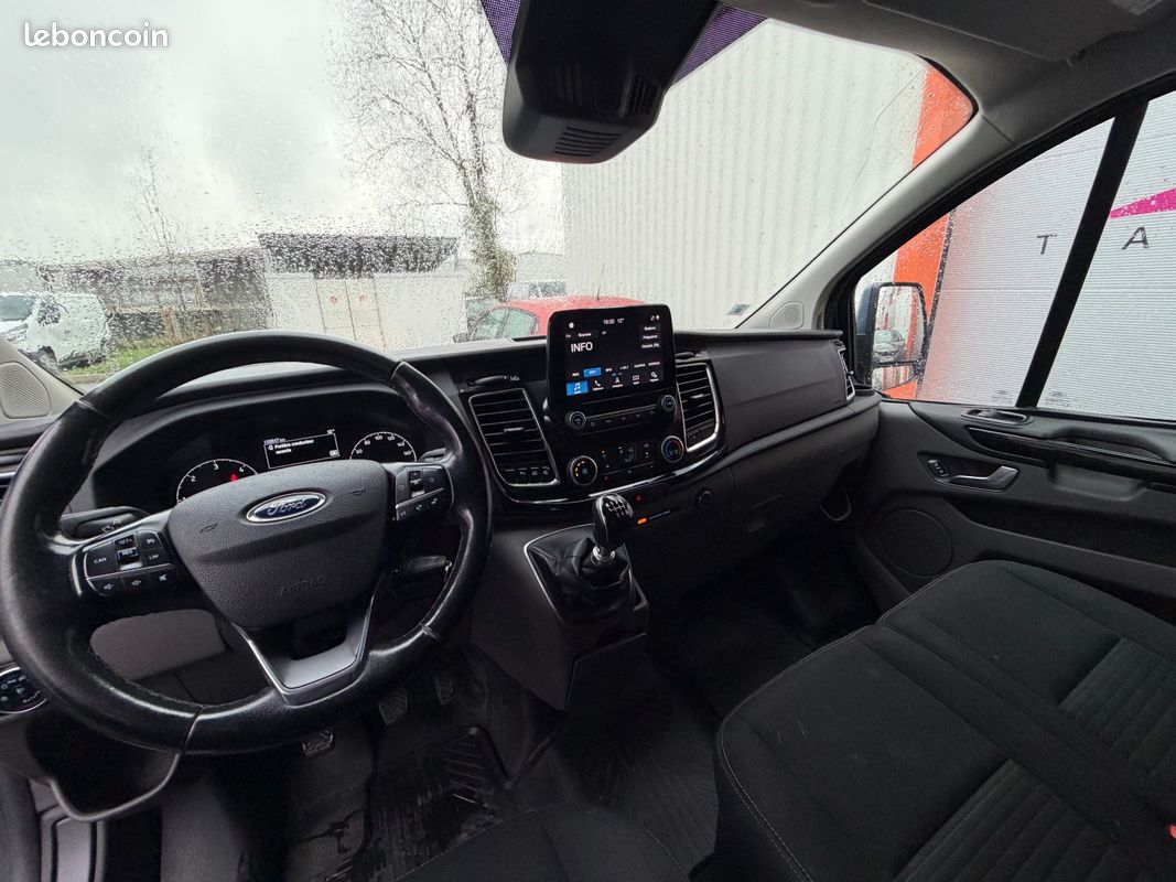 FORD TRANSIT CUSTOM FOURGON L1H1 2.0 ECOBLUE 130ch * DISTRIBUTION OK (image 9)