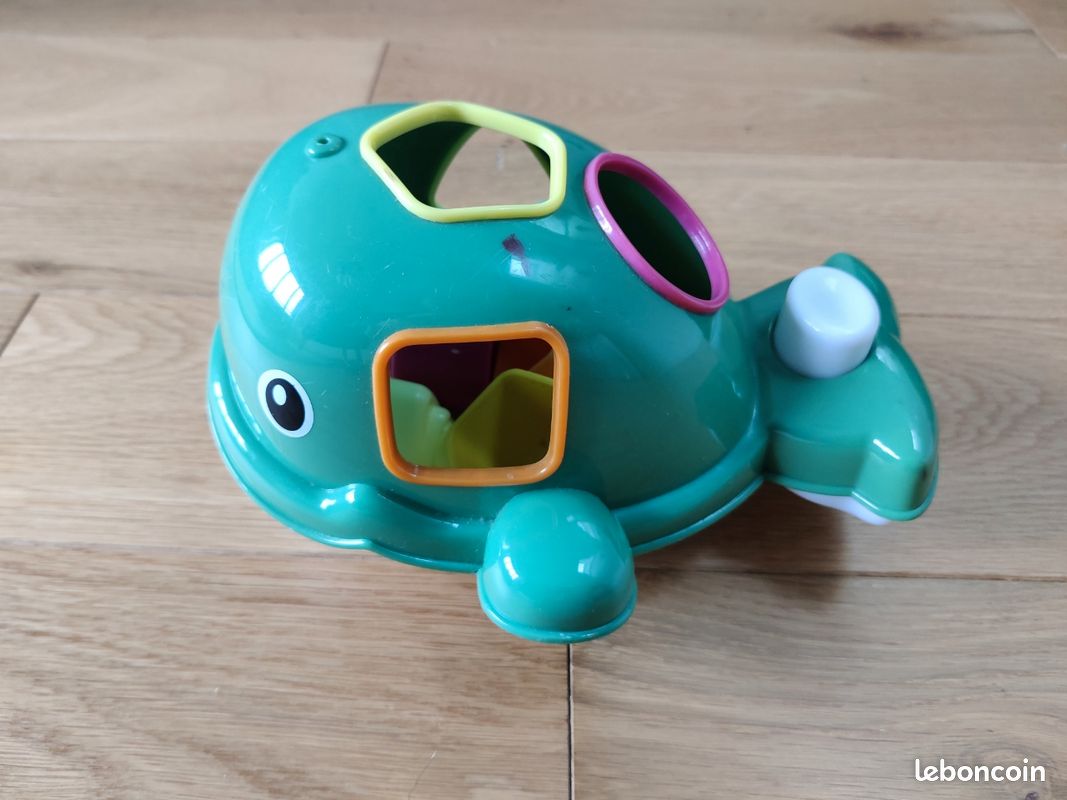 Jeu de bain baleine avec formes à encastrer (image 2)