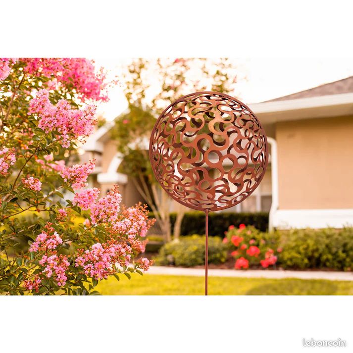 Sphère sur tige/décoration de jardin (image 1)
