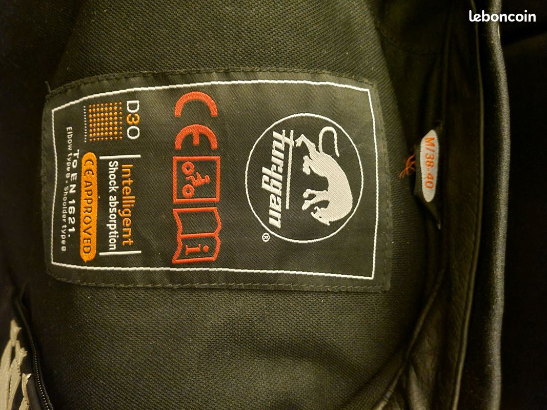 Blouson cuir Furygan Spectrum M Équipement moto