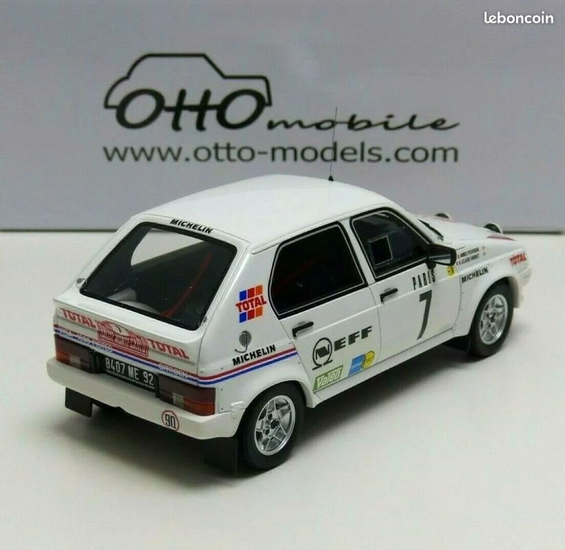 Modèle Réduit Citroën Visa Rallye GT Tonic (1984) – Échelle 1