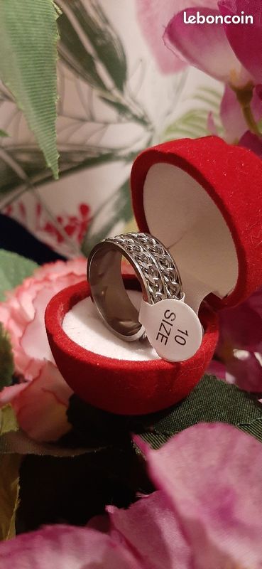 Bague à double chaîne antistress (image 2)