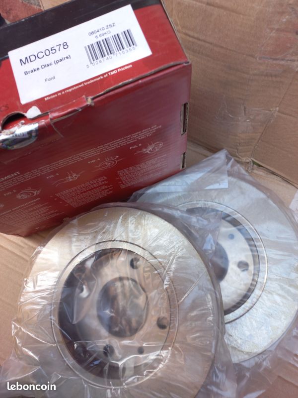 Disques de frein avant MINTEX MDC 0578, FORD (image 1)