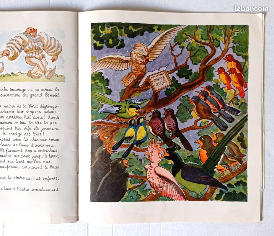 "Bérylune: Histoire d'une fée" Auteur Mireille Pradier, Illustrations Guy Sabran 1944 (image 5)