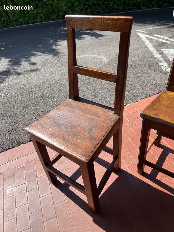 Chaises année 30/40 en parfait état (image 1)