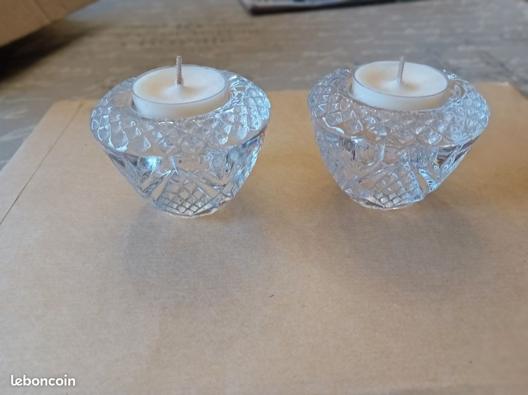 Bougeoirs cristal d Arques (image 2)
