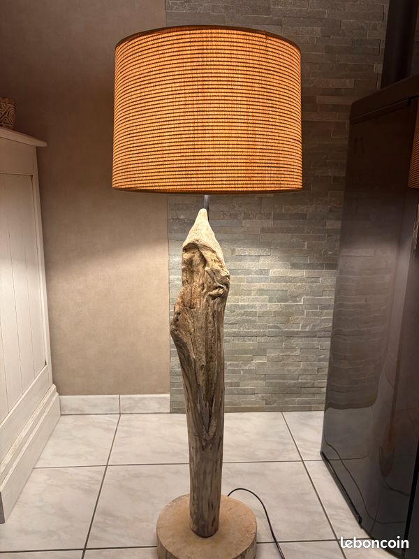 Lampe en bois flotté 1,10m neuve (image 10)