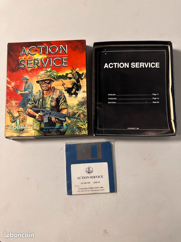 Infogrames - Action service - Atari 520-1040 ST