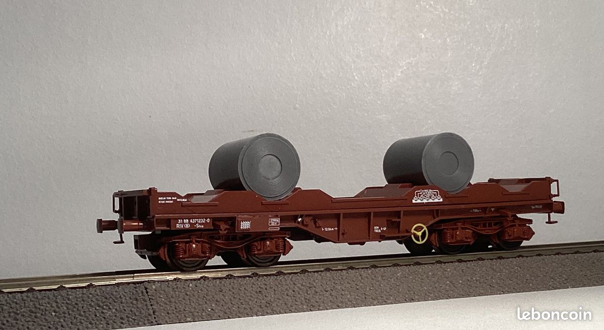 Roco - Wagon transport de coïls de la SNCB - 4396D - Modélisme
