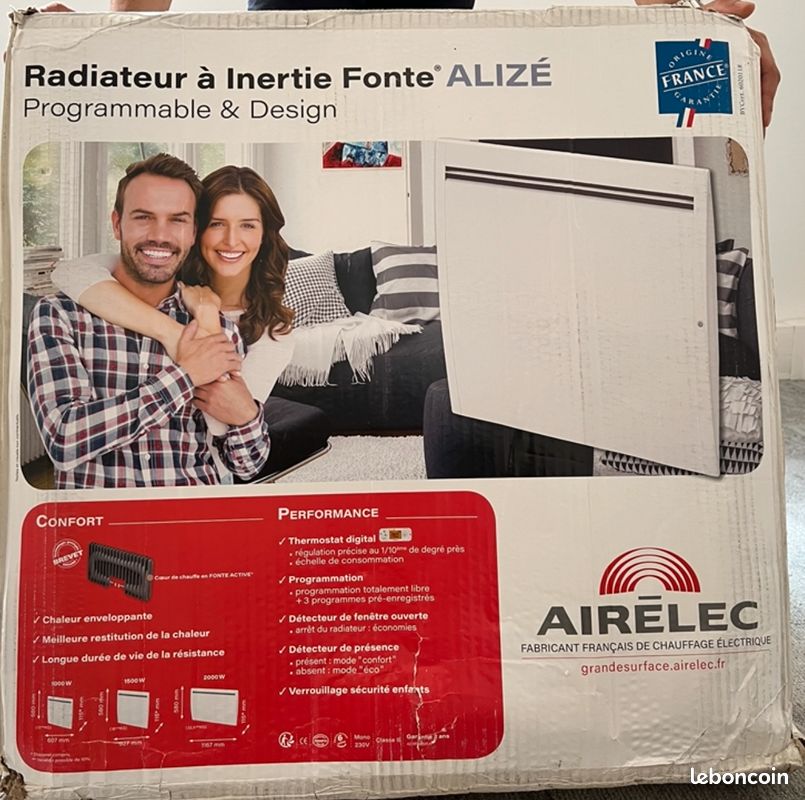 Radiateur a Inertie Fonte Airelec (image 1)