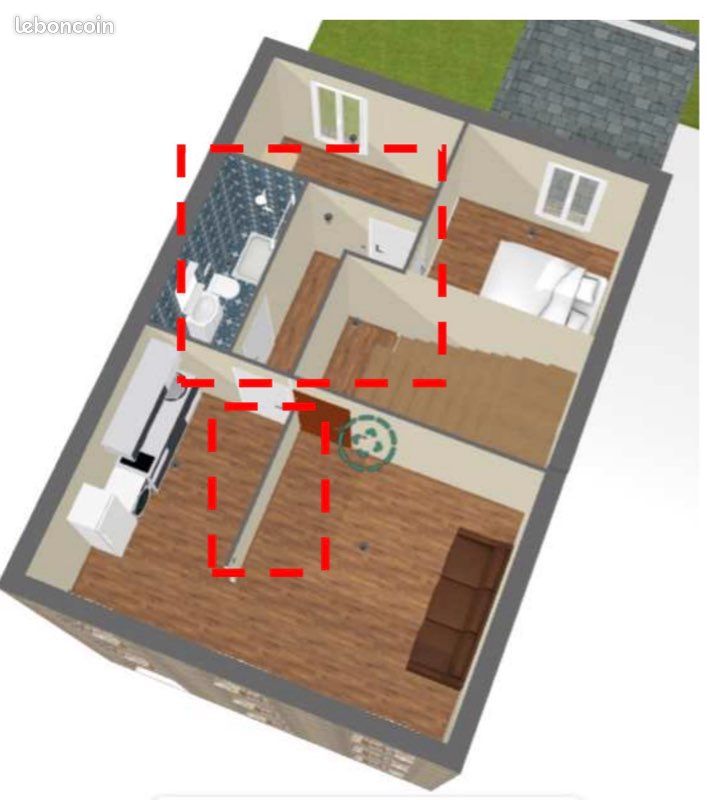 Appartement 3 pièces 46 m² · à Lamballe-Armor · 46 m² · 570 €/mois