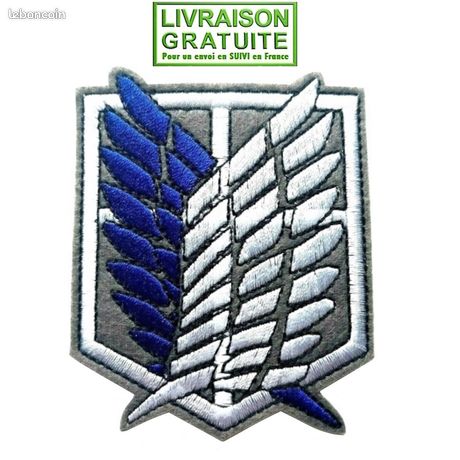 Patchs Thermocollants L'Attaque Des Titans - Lot De 3 - Brodés Polyester - Pour Vêtements, Sacs - 7-13 Cm