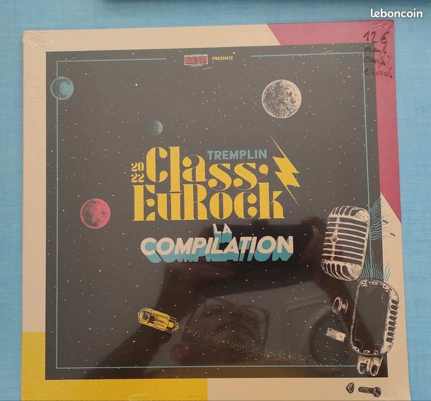 Tremplin CLASS EUROCK 2022 - La compilation - Disque vinyle LP 33 tours (image 1)