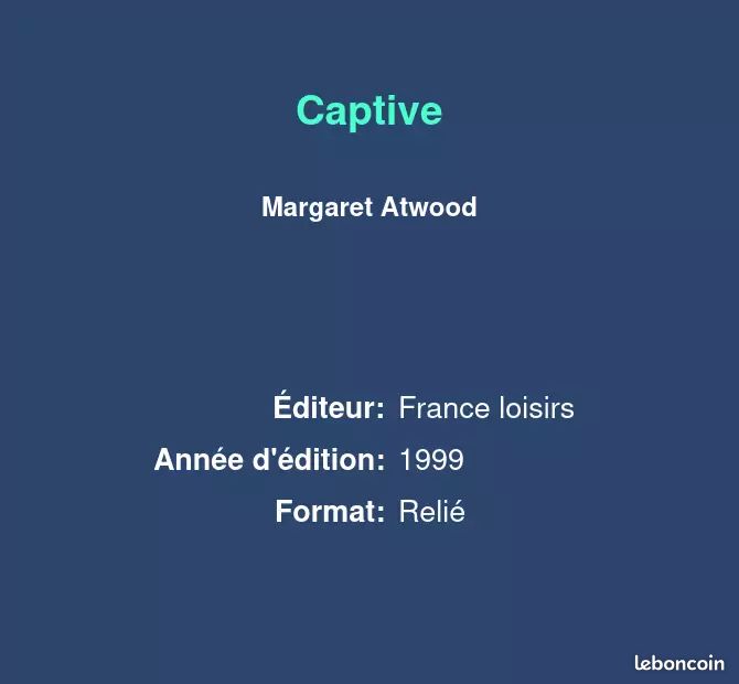 Captive - Margaret Atwood (image 2)