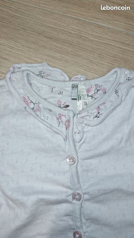 Gilet rose clair 9mois orchestra (image 2)