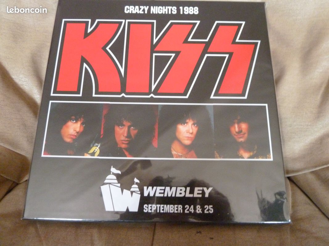 KISS"Crazy nights 1988" coffret 4 vinyles couleur (image 1)