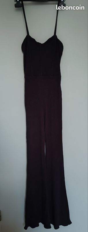 Combinaison noire à bretelles Bershka T.S (image 16)