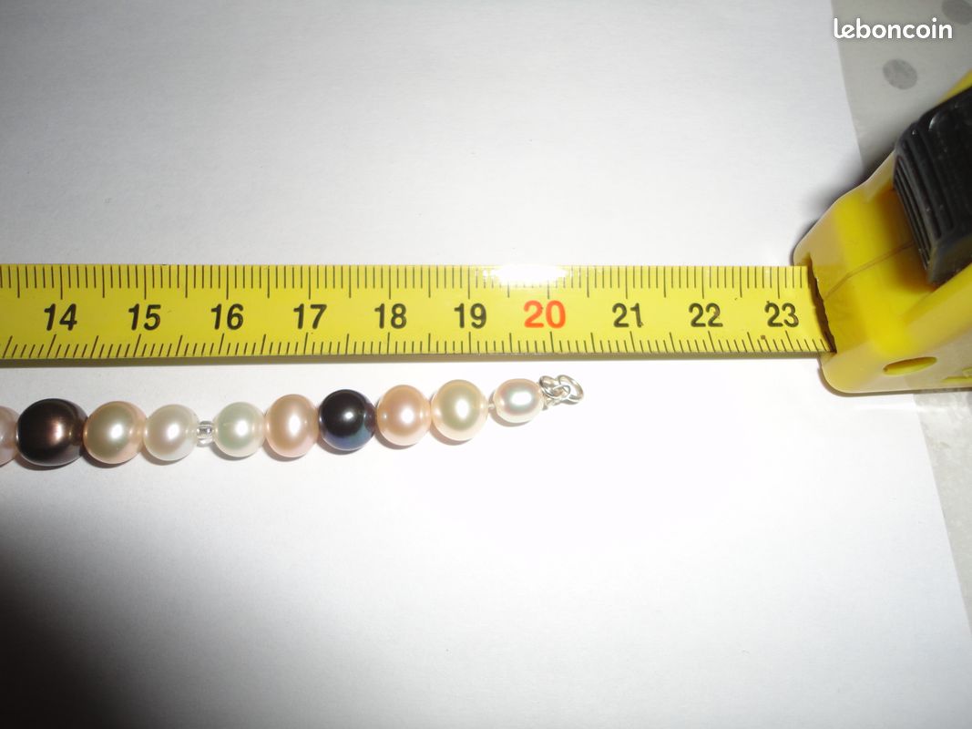 Bracelet perles de culture avec un boitier cadeau (image 4)
