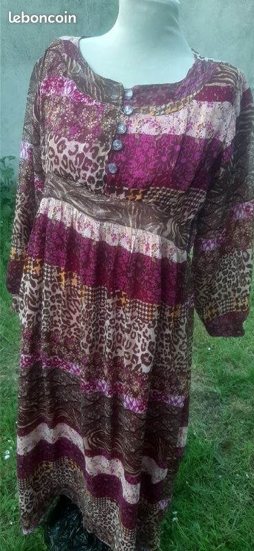 Robe mousseline 42 44 M L (image 6)
