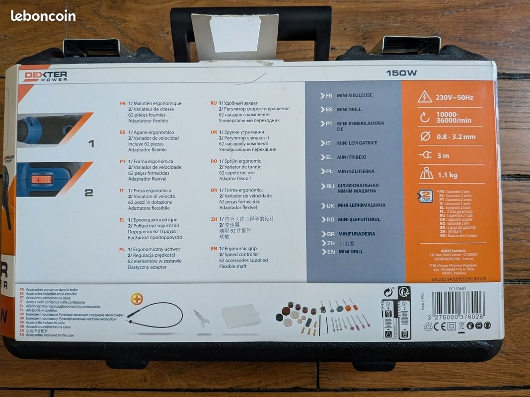 Mini meuleuse DEXTER, 150 W (image 3)