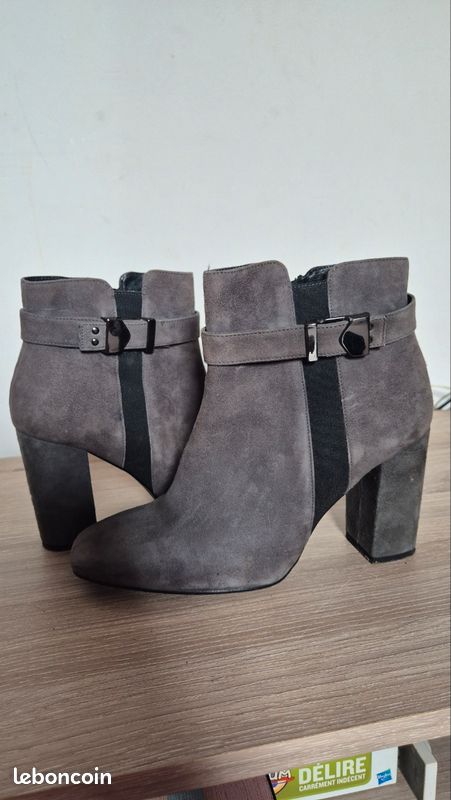 Jolies bottines grises ÉRAM (image 4)