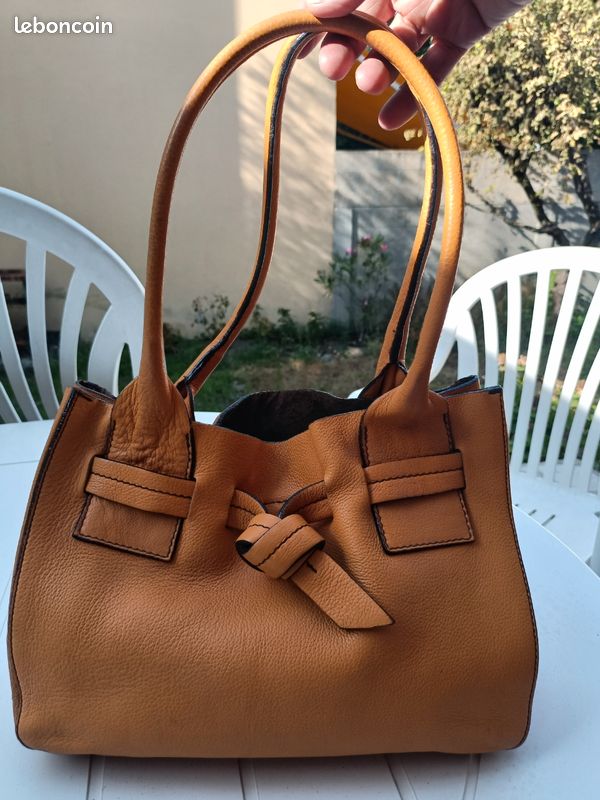 Sac à main jaune orangé (image 2)