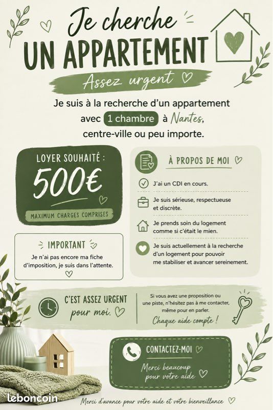 Appartement 1 pièce 32 m² · à Saint-Herblain · 32 m² · 520 €/mois