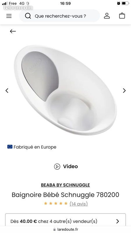 Baignoire bébé beaba (image 2)