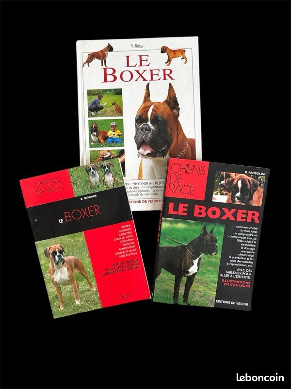 Lot de 3 livres de référence sur le Boxer (image 1)