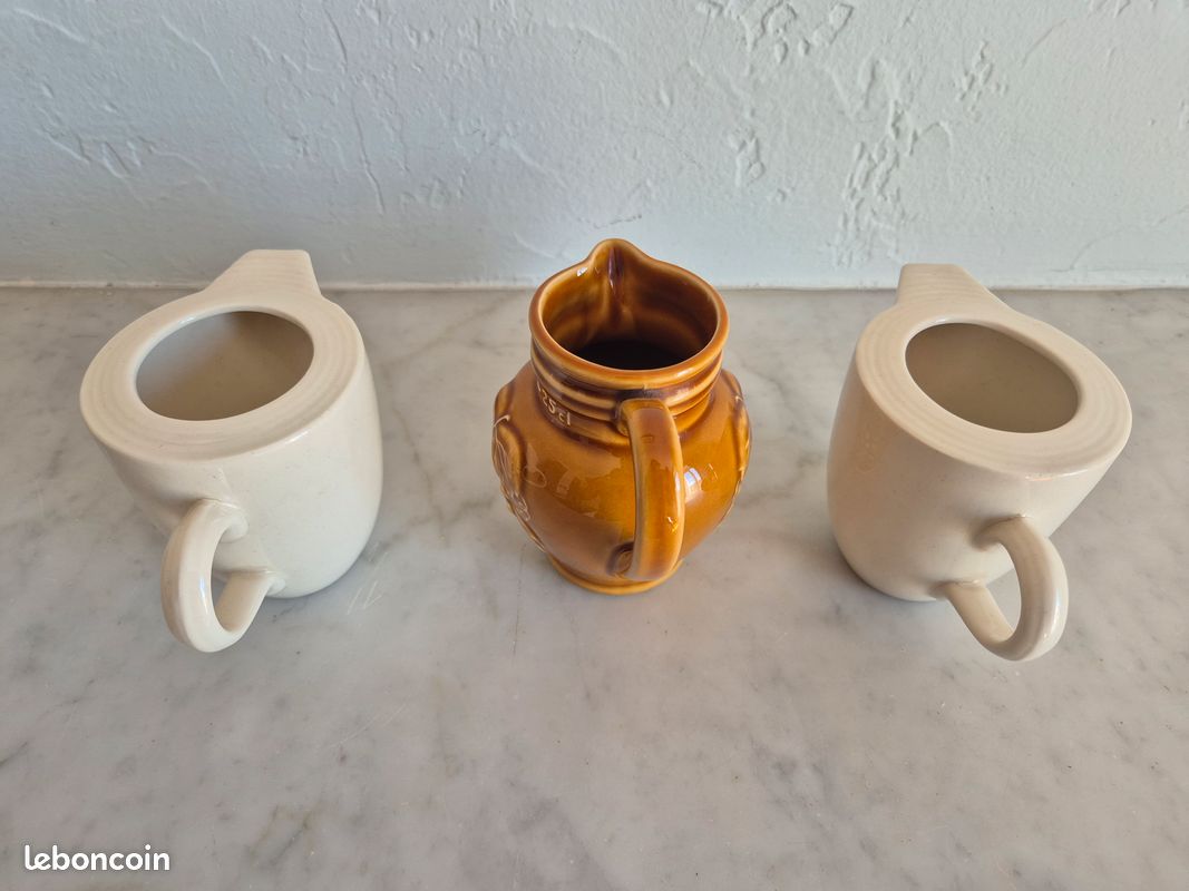 Lot 3 pots, pichets en céramique - comme neufs (image 5)