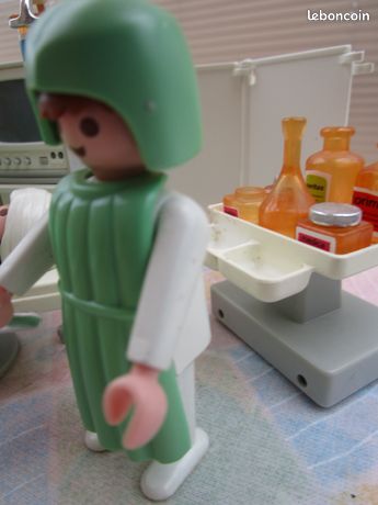 Hôpital PLAYMOBIL vintage Bloc Opératoire Collection