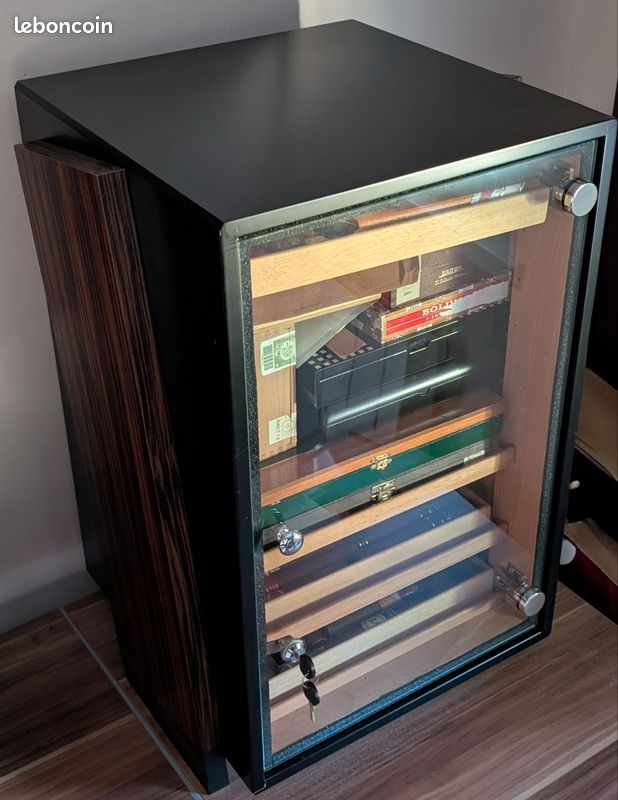GERMANUS Porte-Cigares De Table – Grand Modèle Lourd En Métal Argenté – Repose-Cigare Qualité Premium