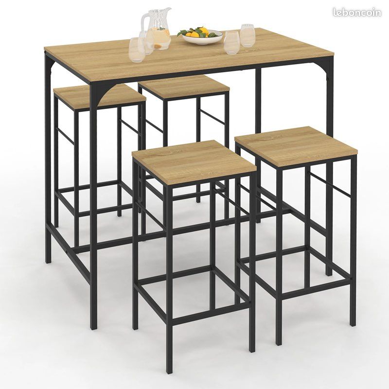 Table mange-debout & Tabourets (image 3)
