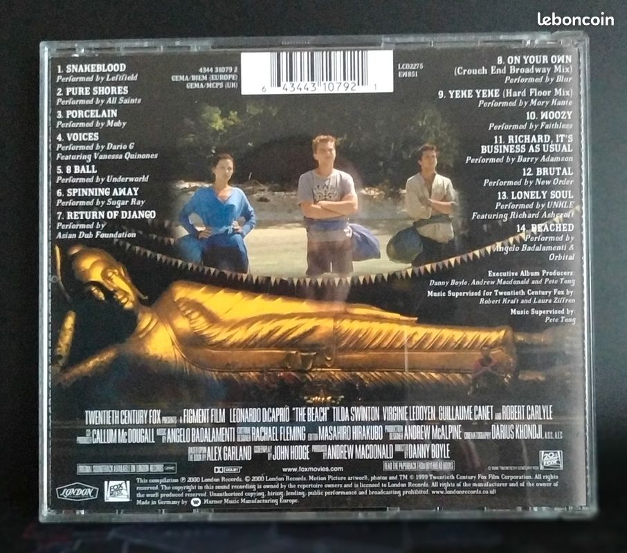 Cd de la BO du film The Beach-2000 (image 2)