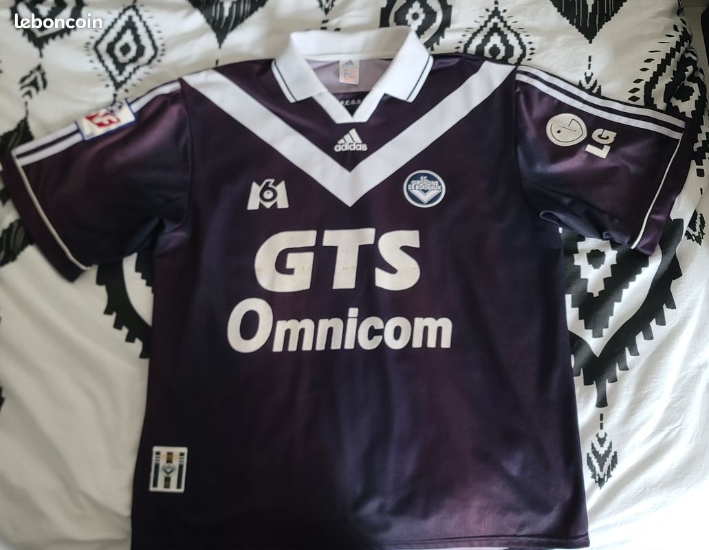 Maillot Vintage Girondins De Bordeaux 1999-2000 - Adidas - Taille XS - Domicile