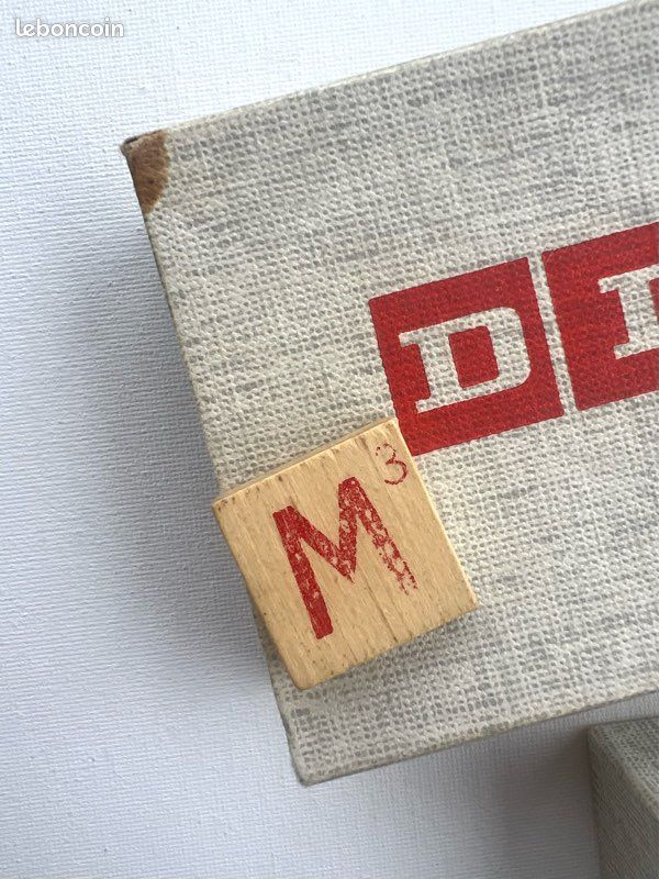 Jeu Ancien DIAMINO En Bois Vert - Années 1950 - Jeu De Société Vintage - Occasion