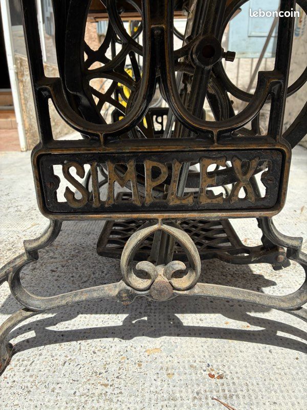 Machine à coudre ancienne SIMPLEX (image 12)