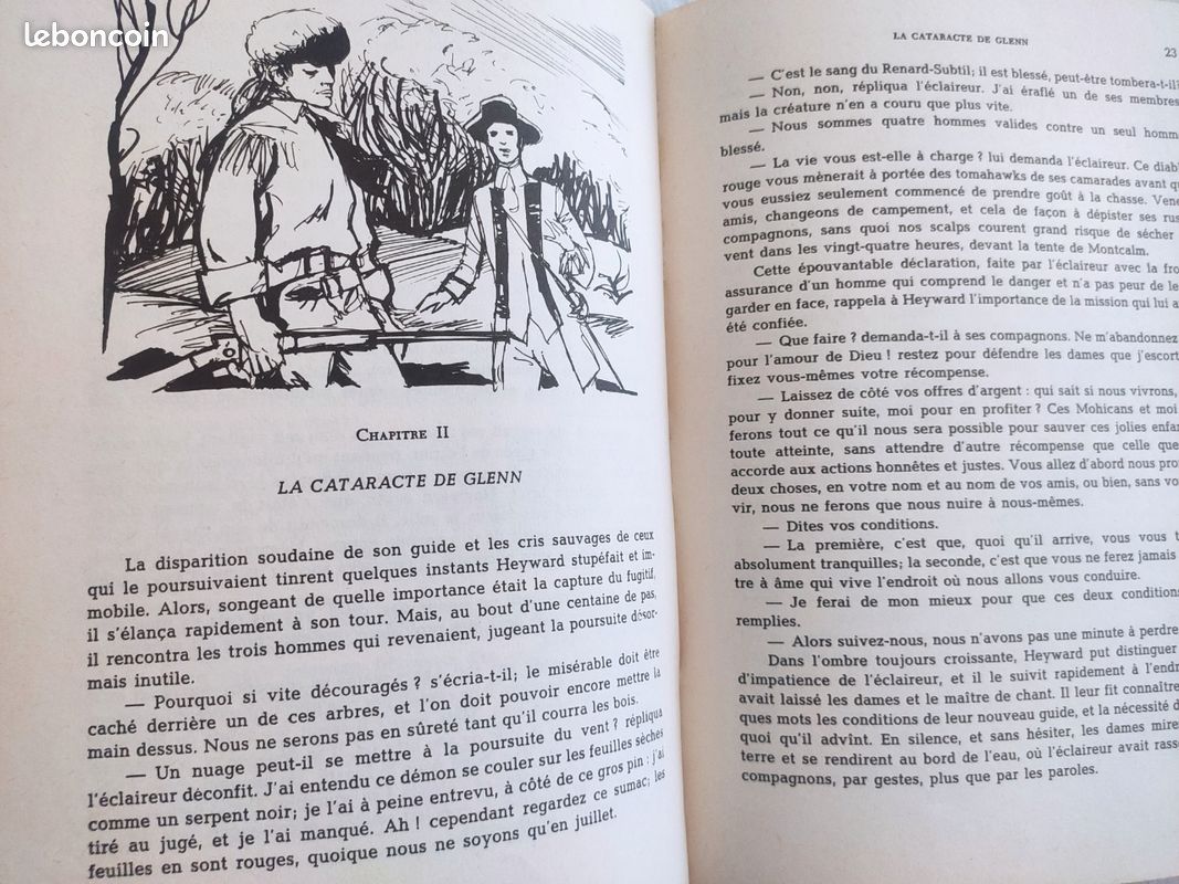Livre ancien Le dernier des Mohicans (image 3)