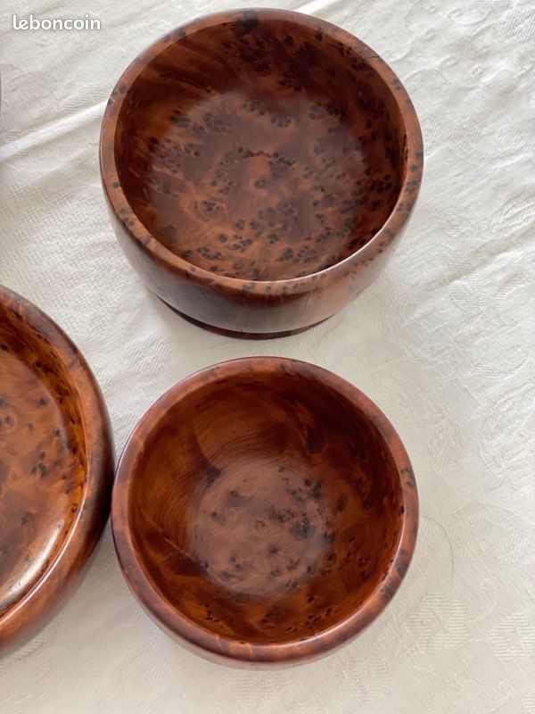 Bols apéritifs en thuya (lot de 6) (image 7)